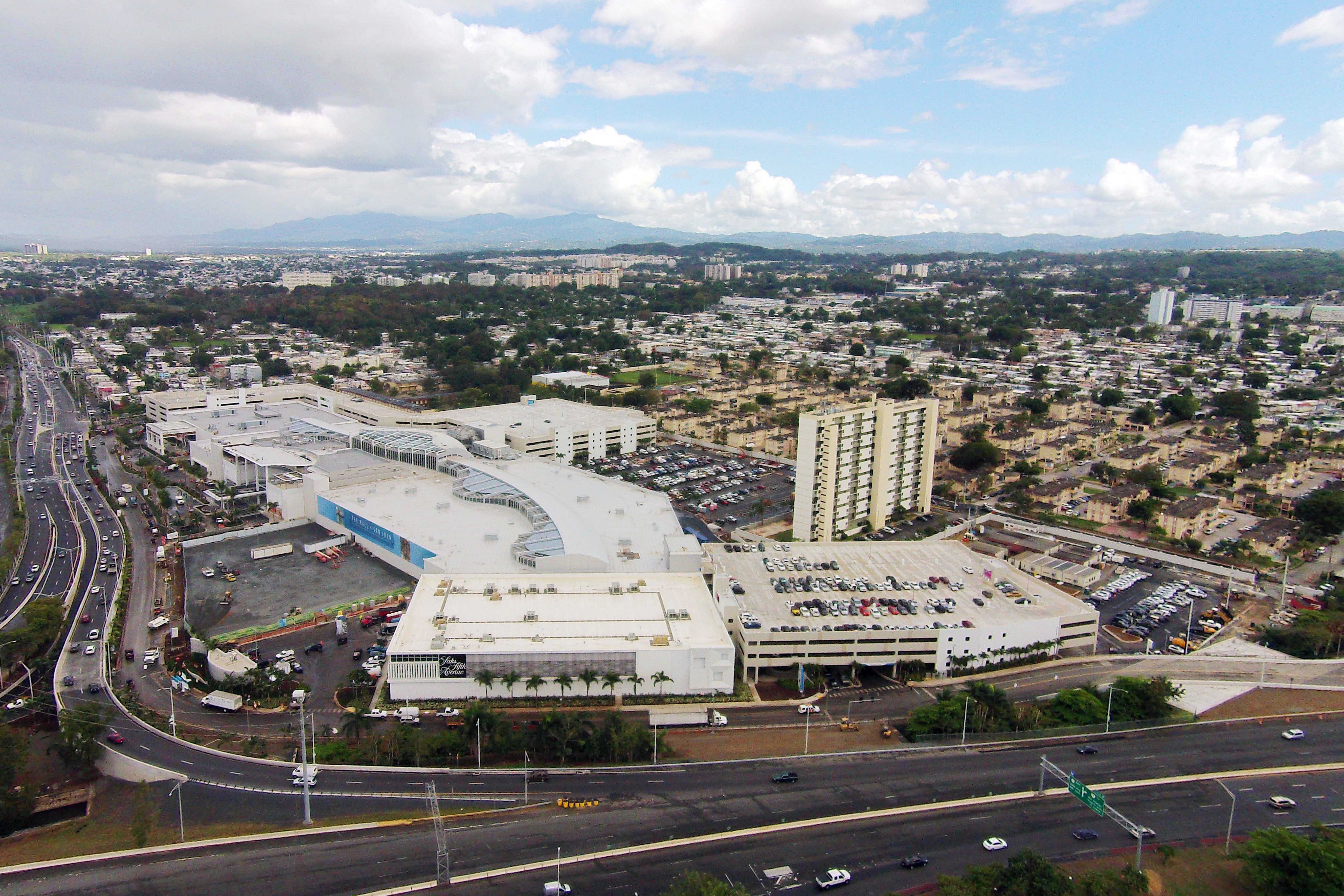 The Mall of San Juan Daytime Aerial View